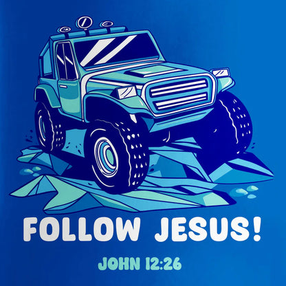 'Follow Jesus' 12 oz Stainless Steel Sport Bottle by Kerusso®