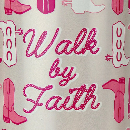 'Walk by Faith' 30 oz Travel Mug With Straw by Kerusso®