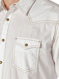 Retro™ White Tonal Men's Shirt by Wrangler®