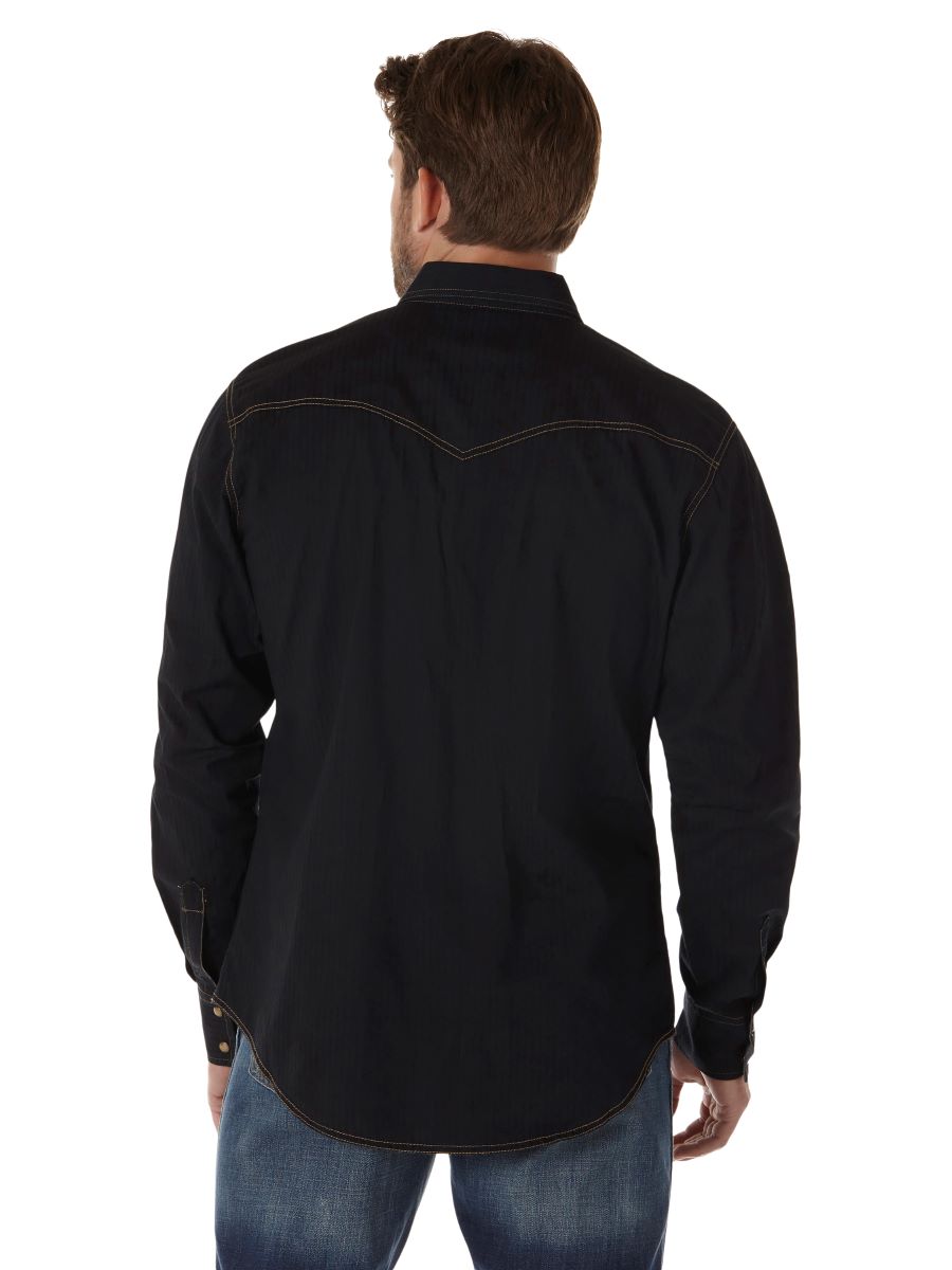 Retro™ Black Tonal Men's Shirt by Wrangler®