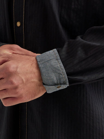 Retro™ Black Tonal Men's Shirt by Wrangler®