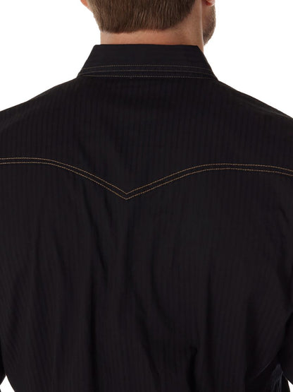 Retro™ Black Tonal Men's Shirt by Wrangler®