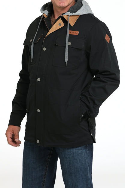 Black Poly-Shell Men's Barn Coat by Cinch®