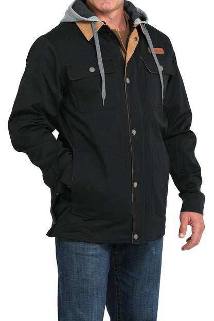 Black Poly-Shell Men's Barn Coat by Cinch®