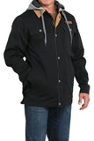 Black Poly-Shell Men's Barn Coat by Cinch®
