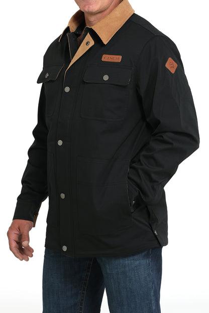 Black Poly-Shell Men's Barn Coat by Cinch®