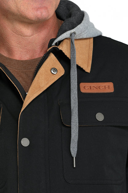 Black Poly-Shell Men's Barn Coat by Cinch®