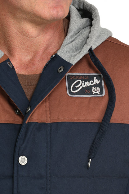 Grey & Navy Hooded Men's Jacket by Cinch®