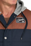 Grey & Navy Hooded Men's Jacket by Cinch®