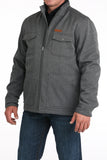 Herringbone Grey Men's Coat by Cinch®