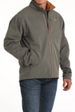 Charcoal & Copper Logo Softshell Men's Jacket by Cinch®