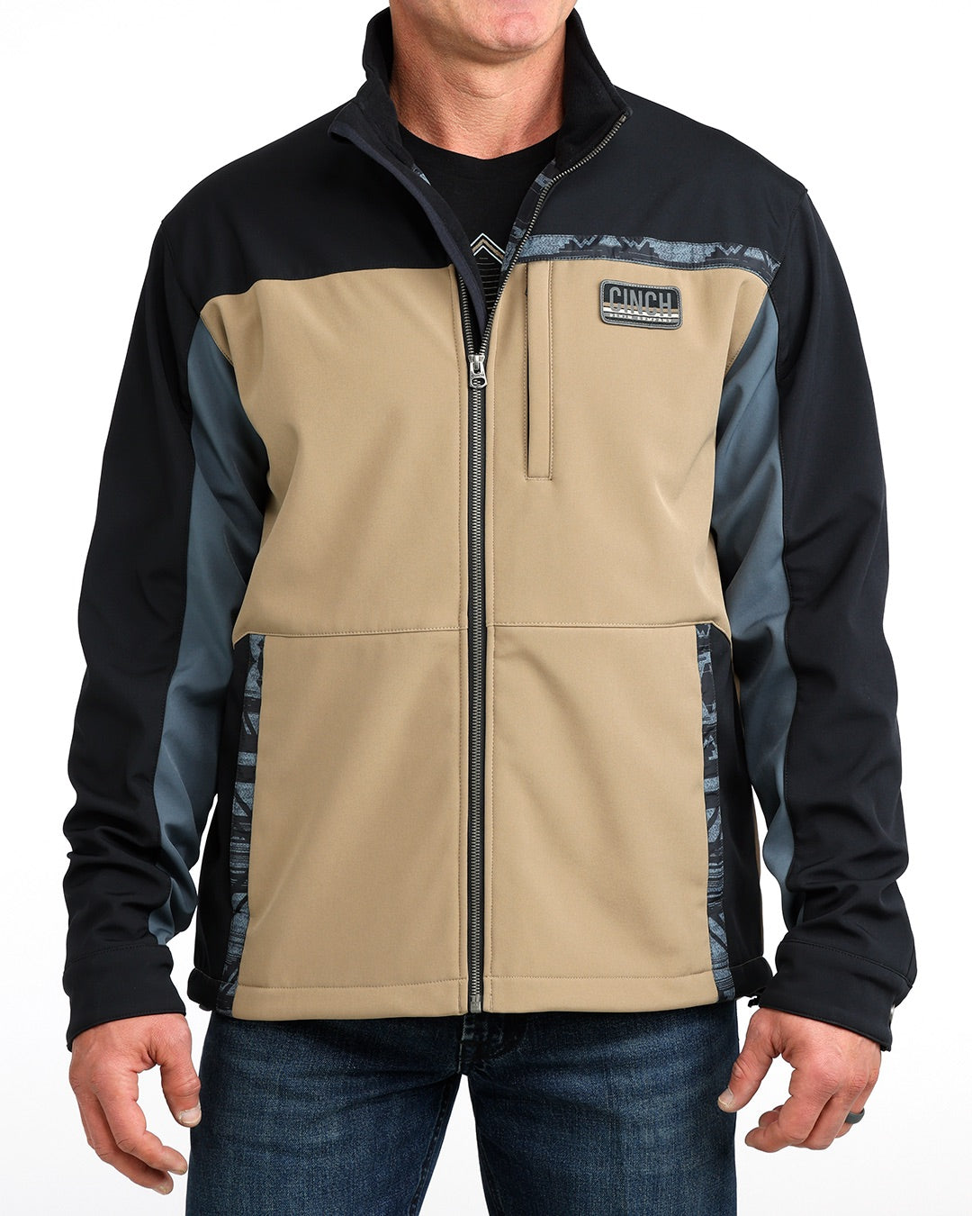 Kahki and Blue Bonded Men's Jacket by Cinch®