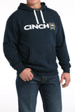 Navy Branded Men's Hoodie by Cinch®