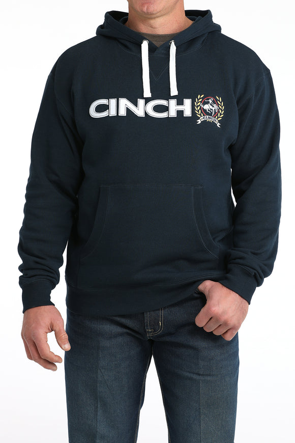 Navy Branded Men's Hoodie by Cinch®