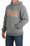 Heather Grey Logo Men's Hoodie by Cinch®
