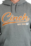 Heather Grey Logo Men's Hoodie by Cinch®