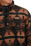 Brown Southwest Polar Fleece Men's Sweater by Cinch®