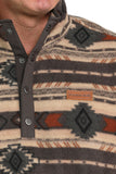 Brown Southwest Polar Fleece Men's Sweater by Cinch®