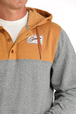 Pull Over Mustard and Grey Men's Hoodie by Cinch®