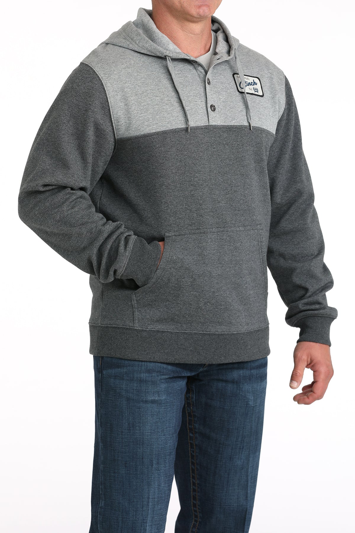 Tonal Charcoal Men's Hoodie by Cinch®