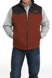 Southwest Brown Reversible Quilted Men's Vest by Cinch®