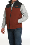 Southwest Brown Reversible Quilted Men's Vest by Cinch®