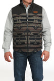 Southwest Brown Reversible Quilted Men's Vest by Cinch®