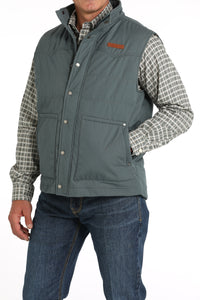 Steel Soft Waxed Canvas Men's Vest by Cinch®