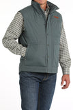 Steel Soft Waxed Canvas Men's Vest by Cinch®