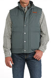 Steel Soft Waxed Canvas Men's Vest by Cinch®