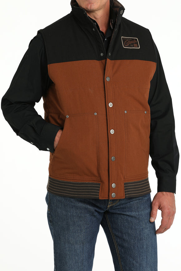 Southwest & Brown Reversible Men's Vest by Cinch®