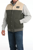 Olive Aztec Reversible Insulated Men's Vest by Cinch®