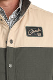Olive Aztec Reversible Insulated Men's Vest by Cinch®