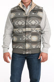 Olive Aztec Reversible Insulated Men's Vest by Cinch®