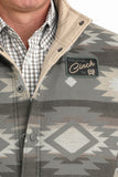 Olive Aztec Reversible Insulated Men's Vest by Cinch®