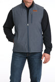 Navy Heather Reversible Polyshell Men's Vest by Cinch®