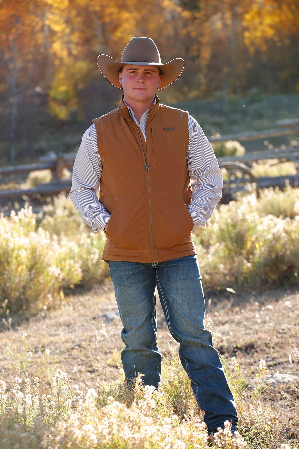 Copper Brown Insulated Men's Vest by Cinch®