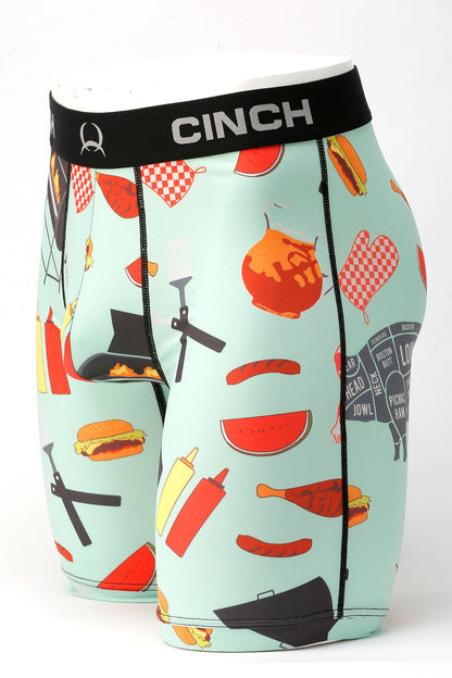 'BBQ' Men's Boxer Brief by Cinch®