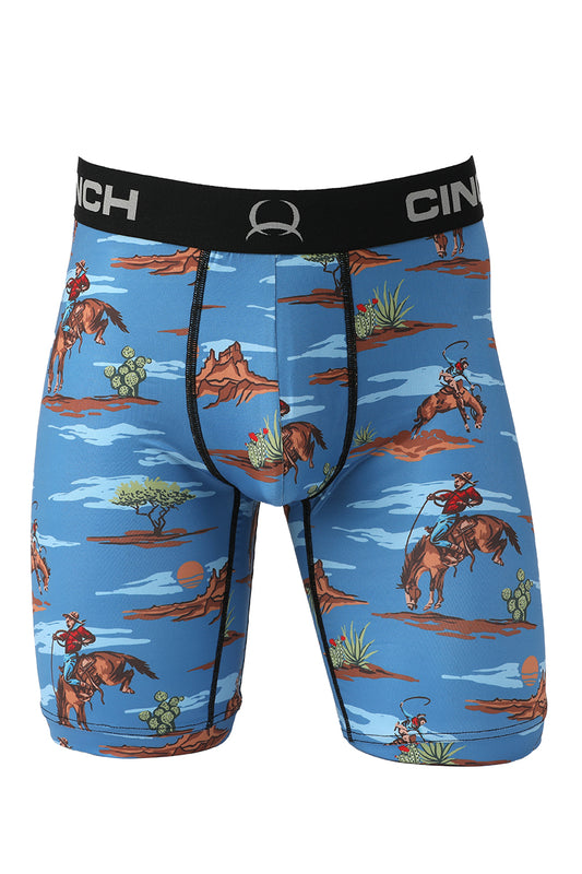 Blue Bronco Men's Boxer Brief by Cinch®