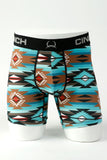 Teal Southwest Men's Boxer Brief by Cinch®