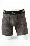 Brown Paisley Men's Boxer Brief by Cinch®
