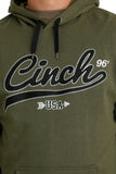 'Classic' Olive Men's Hoodie by Cinch®