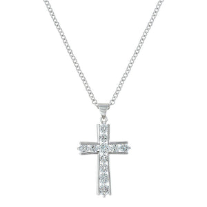 Bright Brilliance Cross Necklace by Montana Silversmiths®