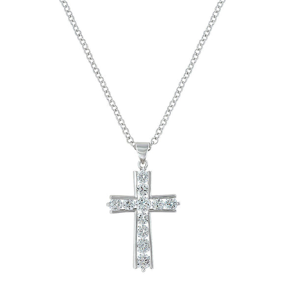 Bright Brilliance Cross Necklace by Montana Silversmiths®