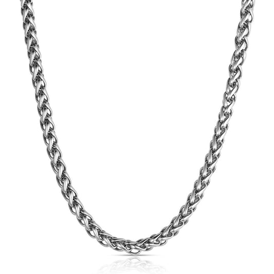 Montana SIlversmiths Silver chain necklace on a white background