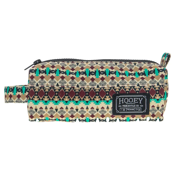 Cream Aztec 'Whatever' Pencil Case by Hooey®