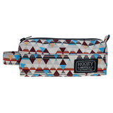 Cream & Burgundy Southwest 'Whatever' Pencil Case by Hooey®