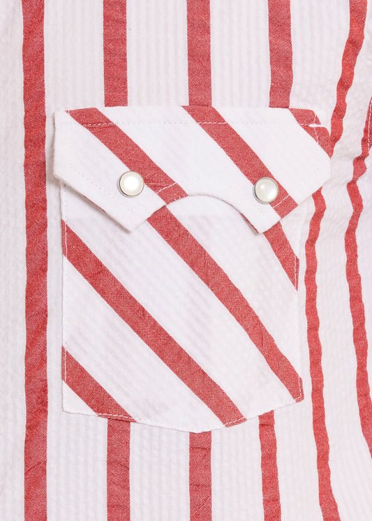 red and white Panhandle Slim shirt