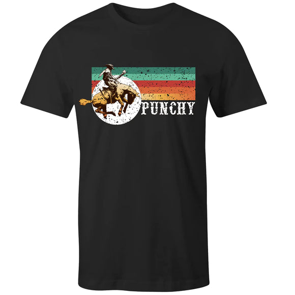 Black Serape 'Punchy' Men's T-Shirt by Hooey®