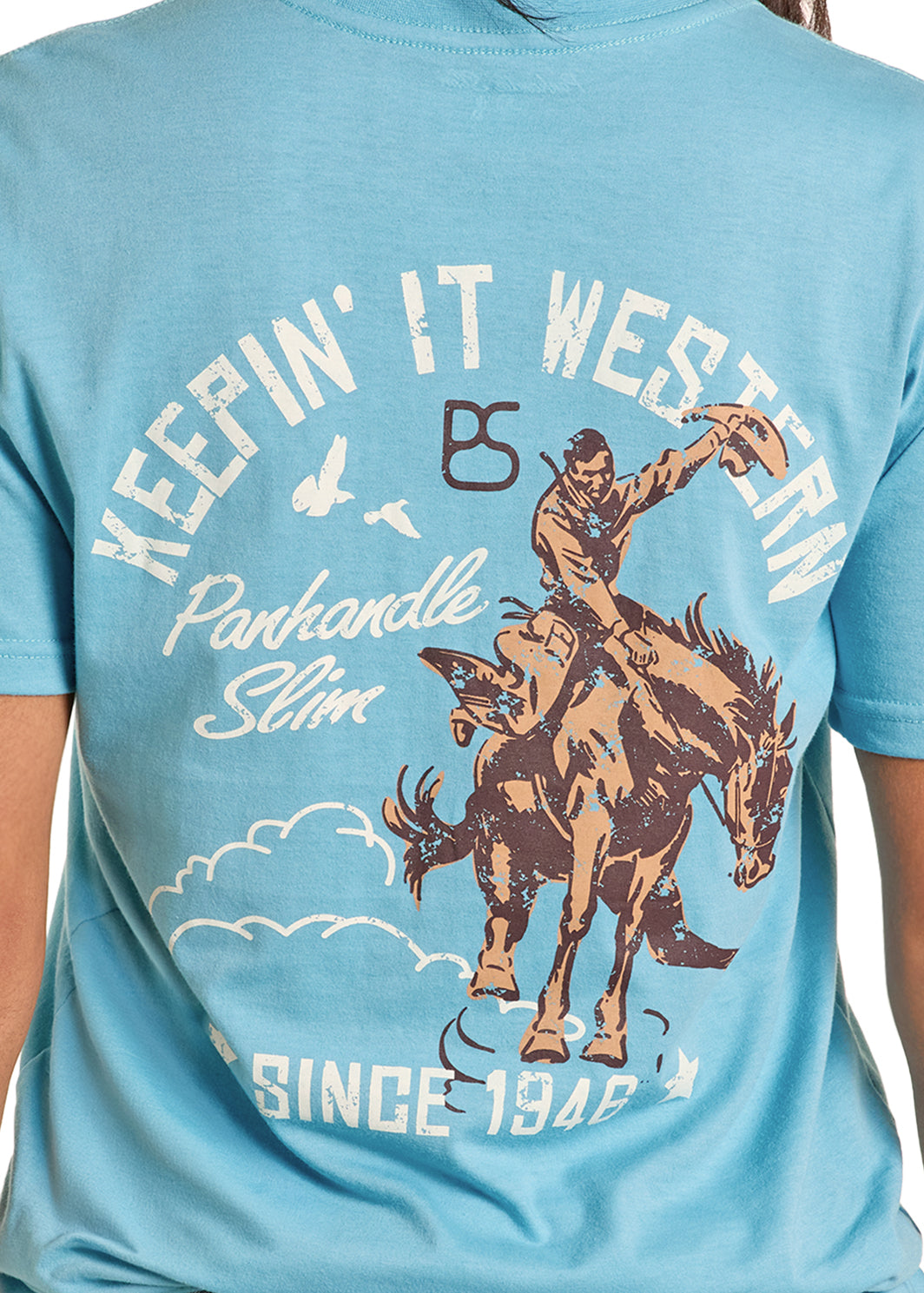 Blue 'Keepin It Western' Unisex T-Shirt by Panhandle Slim®